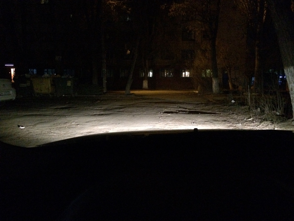 Ксенон в ближний Lancer x HB4 1
