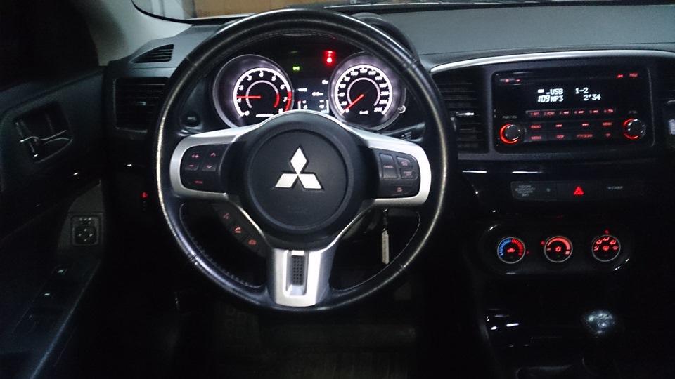Руль від Evo X, Ralliart (встановлений) 2