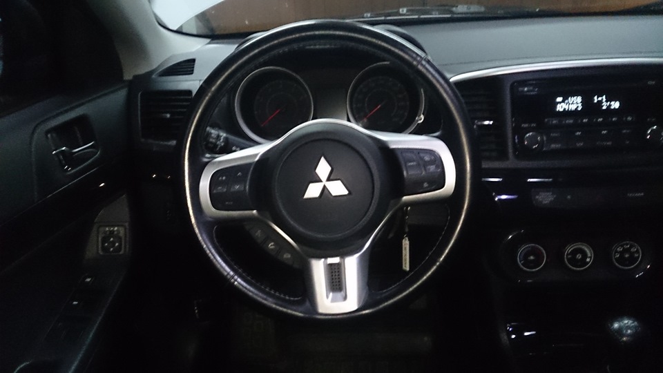 Руль від Evo X, Ralliart (встановлений) 1