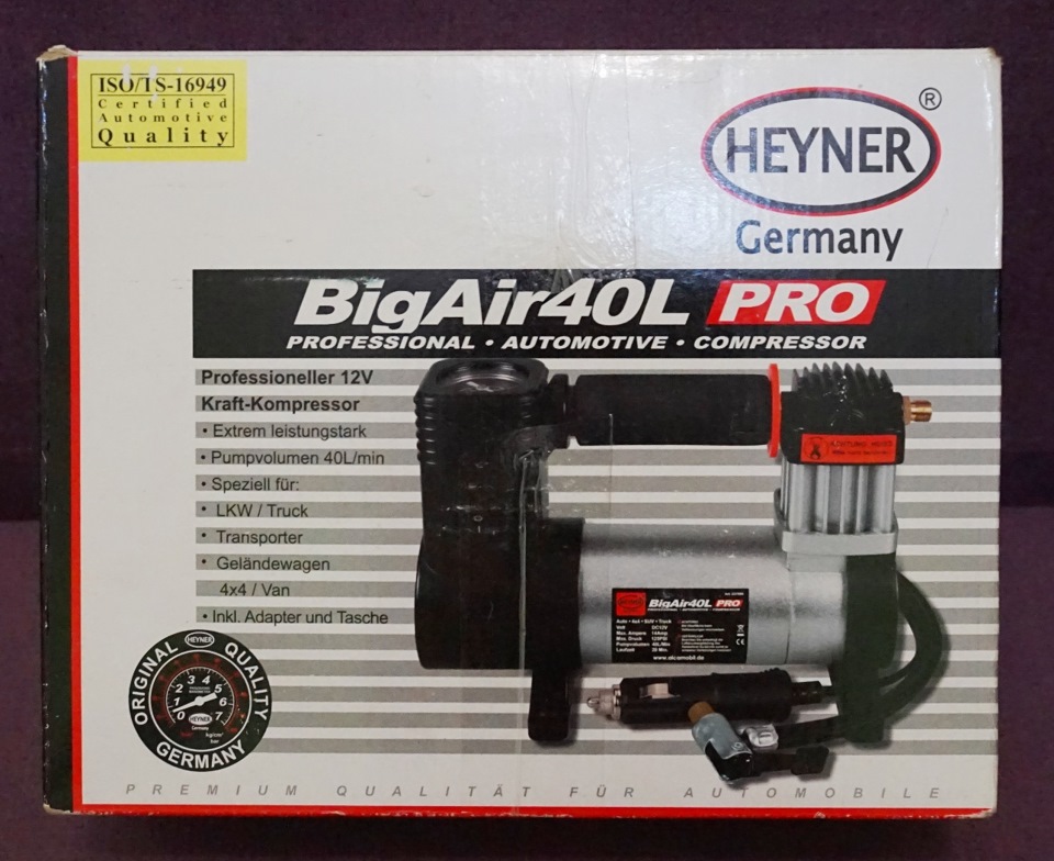 Автокомпресор Heyner BigAir 40L Pro 1