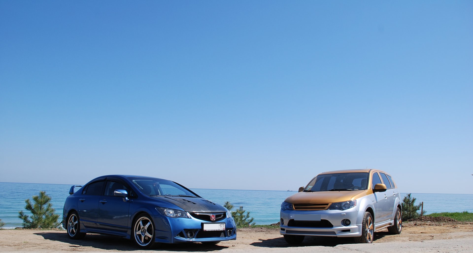Outlander XL & Honda Civic 1