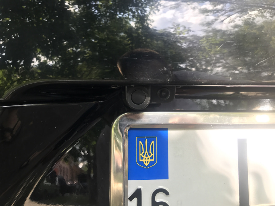 Камера заднього виду + ​​парктронік 2в1 2