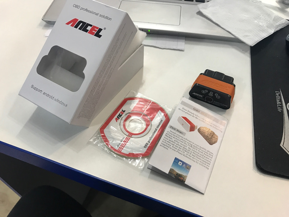 Черговий ANCEL ELM327 V1.5 WIFI Bluetooth OBD 2