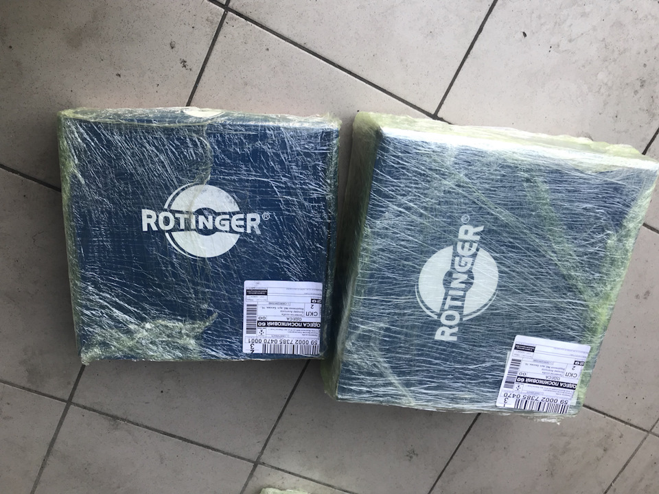 Тормозні диски Rotinger Tuning5 + Керамічні колодки PowerStop Evolutions 4