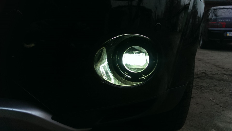 Osram led fog 101 на Outlander XL 4