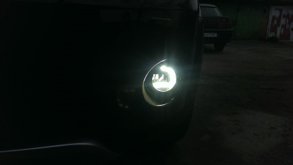 Osram led fog 101 на Outlander XL 2