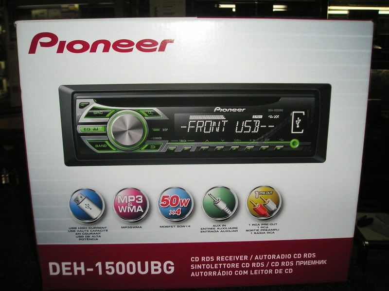 Установил Автомагнитолу Pioneer deh-1500ubg 1