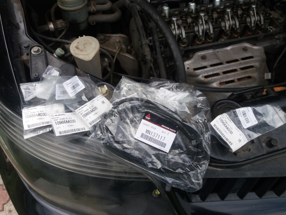регулювання клапанів mitsubishi outlander 2.4AT 3