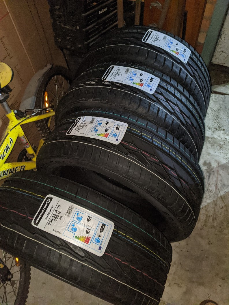 Перевзувся - General tire grabber gt r18 235/55 і трохи ніштяків з Алі 2