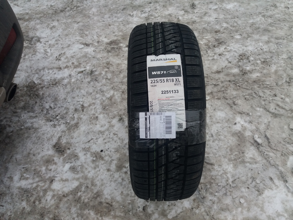 Зимові шини Marshal WinterCraft WS71 225/55 R18 102H XL 1