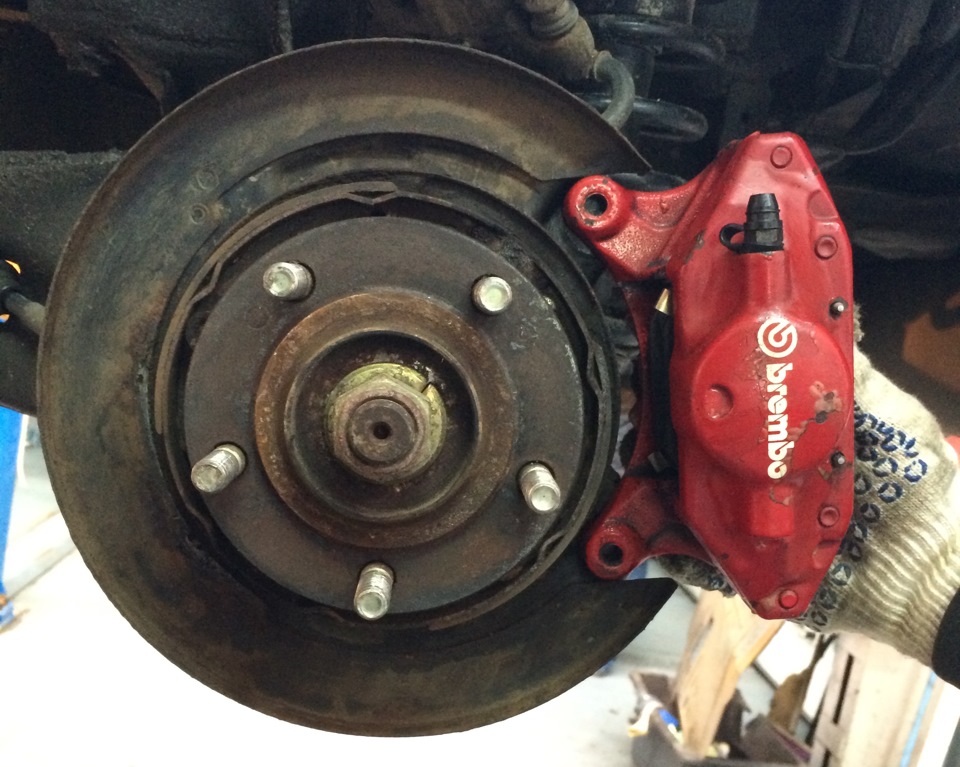 Прикладка задніх гальм Brembo Evo 9 4