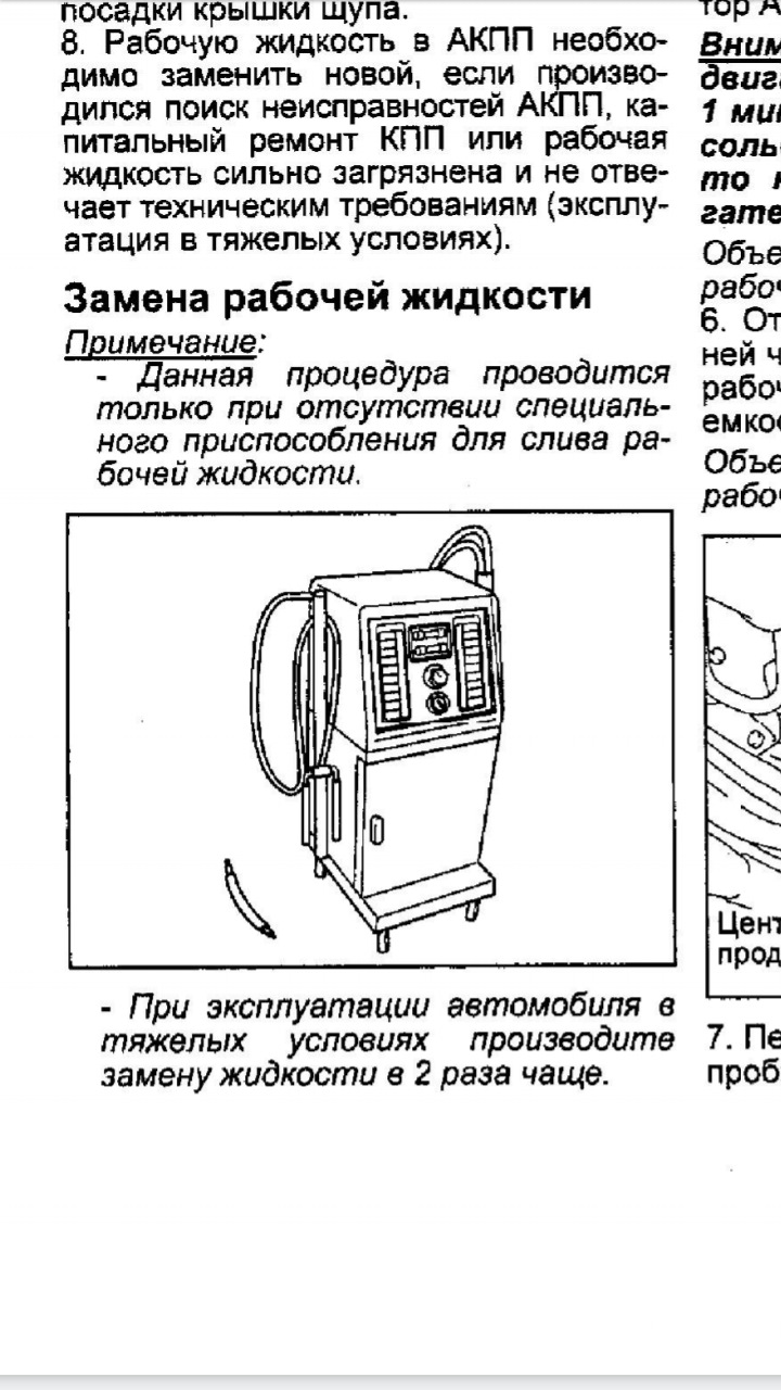 Заміна мастила АКПП 2