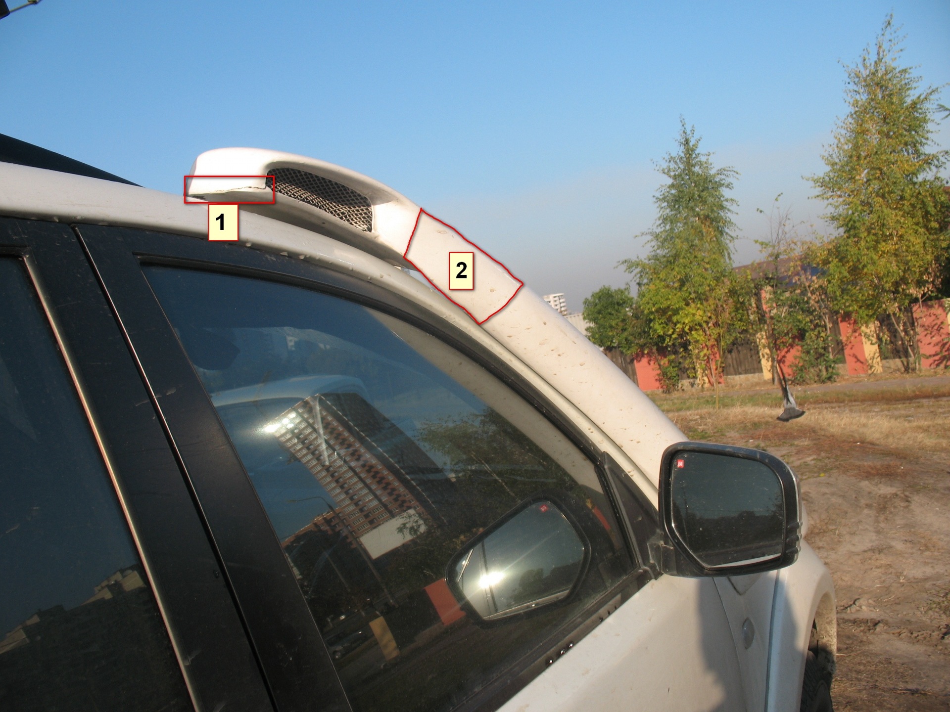 Шноркель від L200. Встановлення та граблі. 2