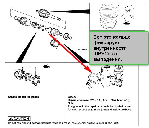 ШРУСи. Частина 2. Звільнення приводного валу. 3
