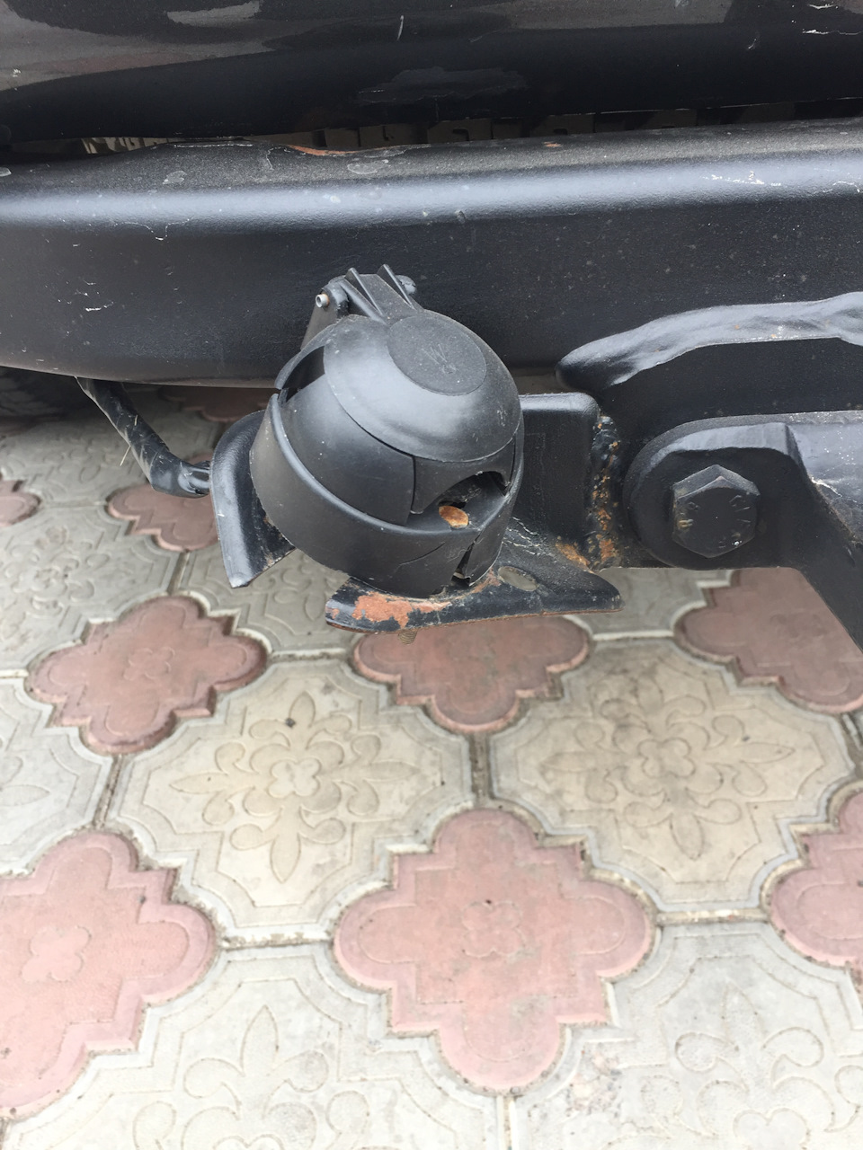 Розетка на фаркоп. 2