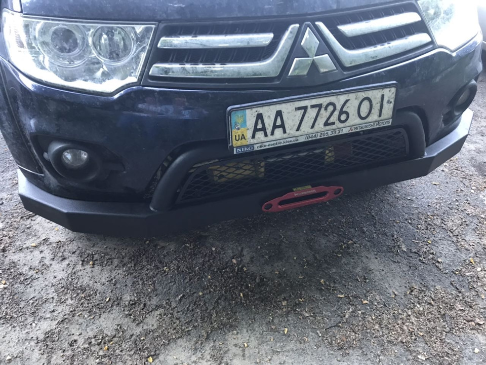 Лебідка в позаштатний бампер 2