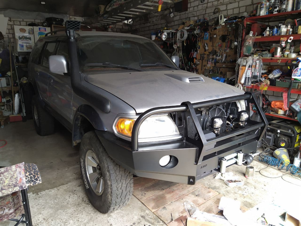 Встановлення силового бампера AWD + лебідка Superwinch 1