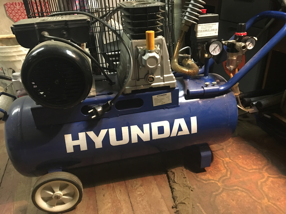 Мій пневмо помічник HYUNDAI HY 2555, ремонт, і знову в строю після поломки ... 2