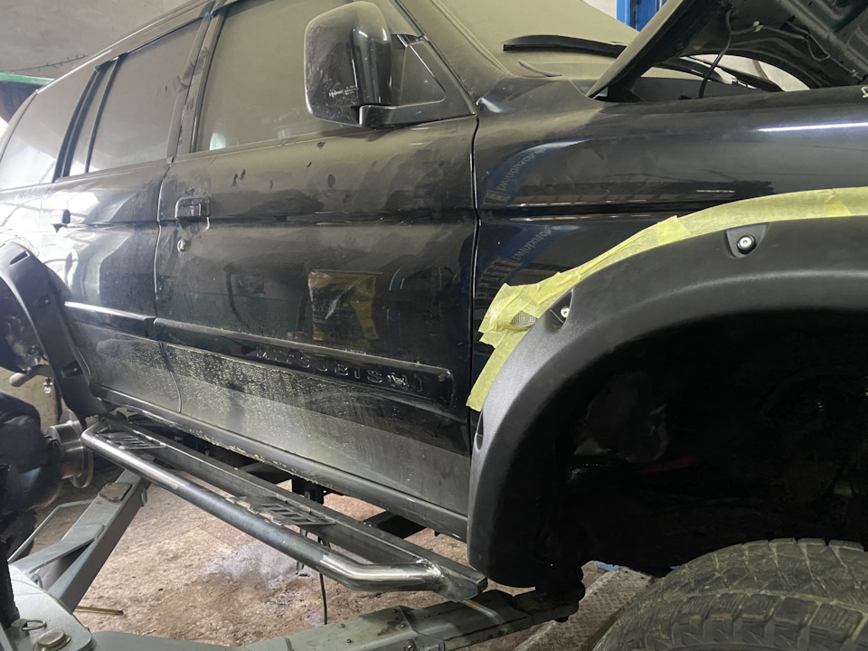 Встановлення фендерів від L-200 PAJERO SPORT1 2