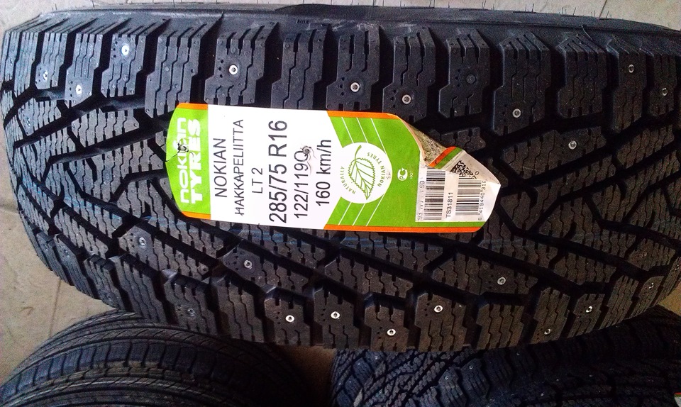 Зимова гума Nokian Hakkapeliitta LT2 285/75 R16 (мрії здійснюються) 5