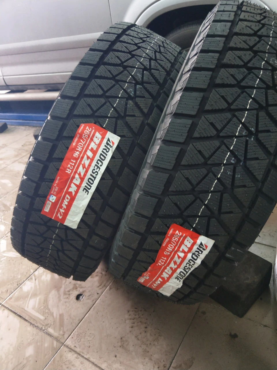Нові тапочки, Зимові шини Bridgestone BLIZZAK DM-V2 (265/70R16 112R)