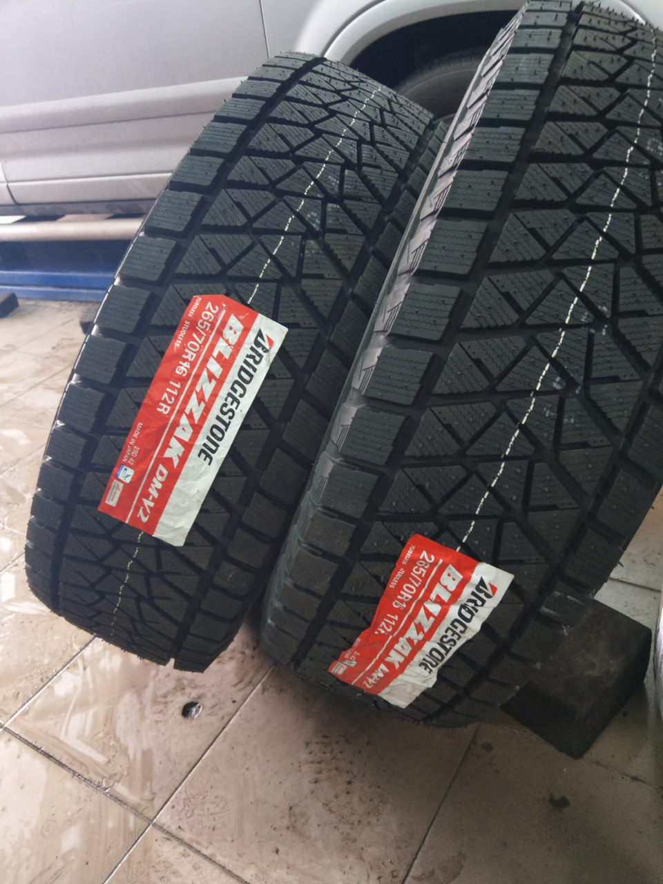 Нові тапочки, Зимові шини Bridgestone BLIZZAK DM-V2 (265/70R16 112R) 1