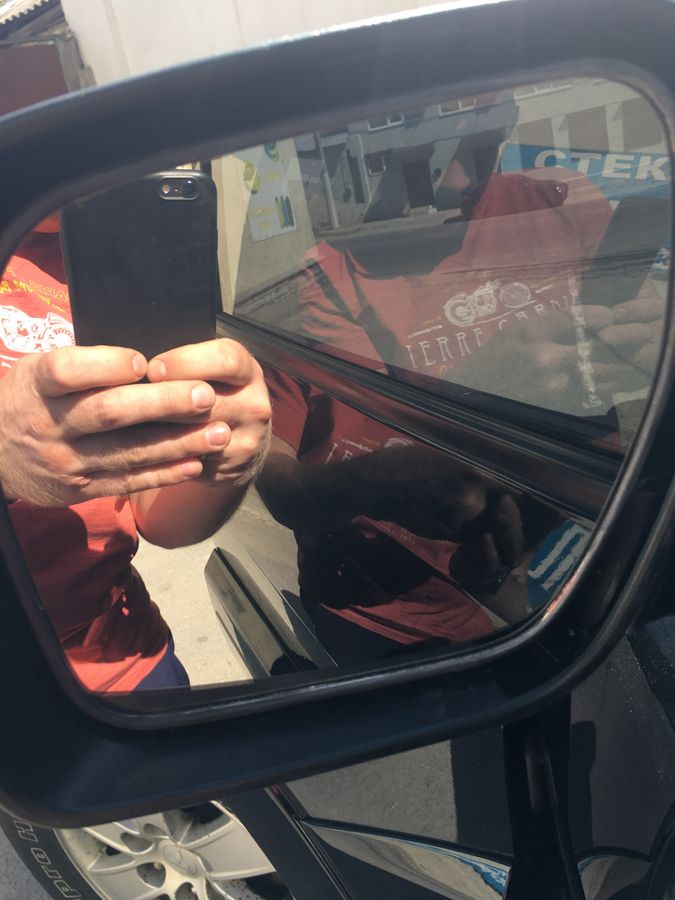 Бічне дзеркало заднього виду або Невдала профілактика підігріву дзеркал! 2
