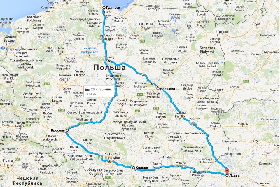 Краків-Вроцлав-Гданськ-Варшава. Десять незабутніх ночей у Польщі. 1