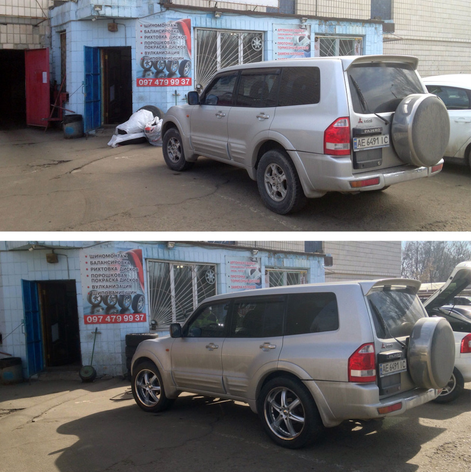 Ставим R22 на Pajero Wagon 4