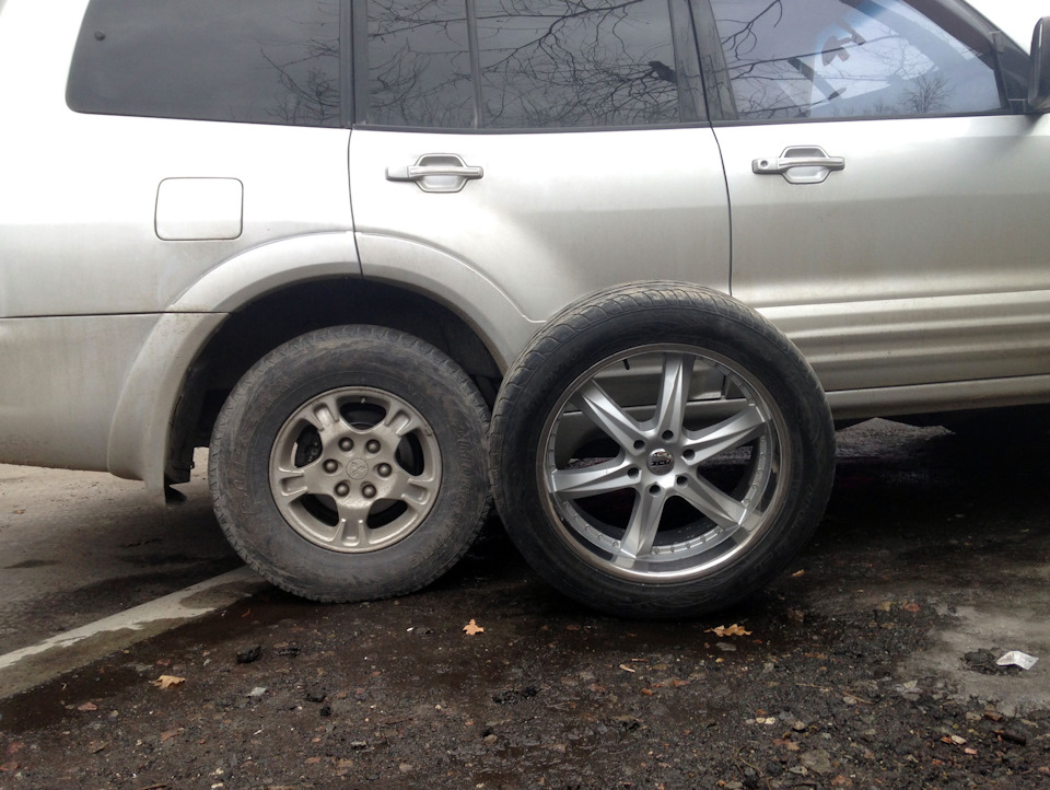 Ставим R22 на Pajero Wagon 3