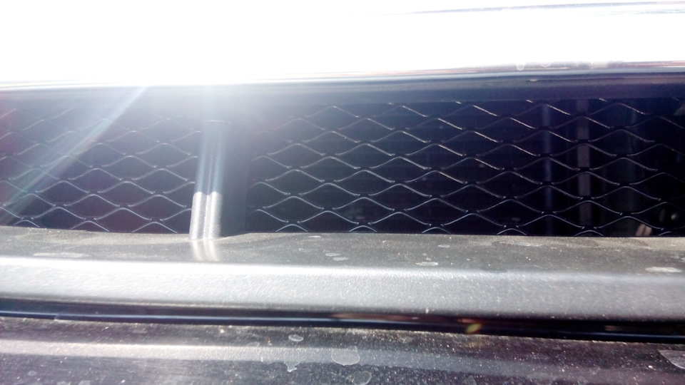 Сітка в решітку радіатора Mitsubishi Pajero 4 2