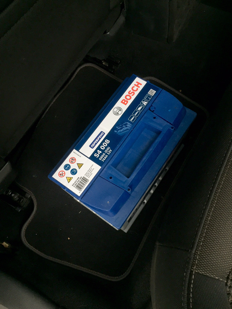 Не заводитися, акумулятор Bosch 1