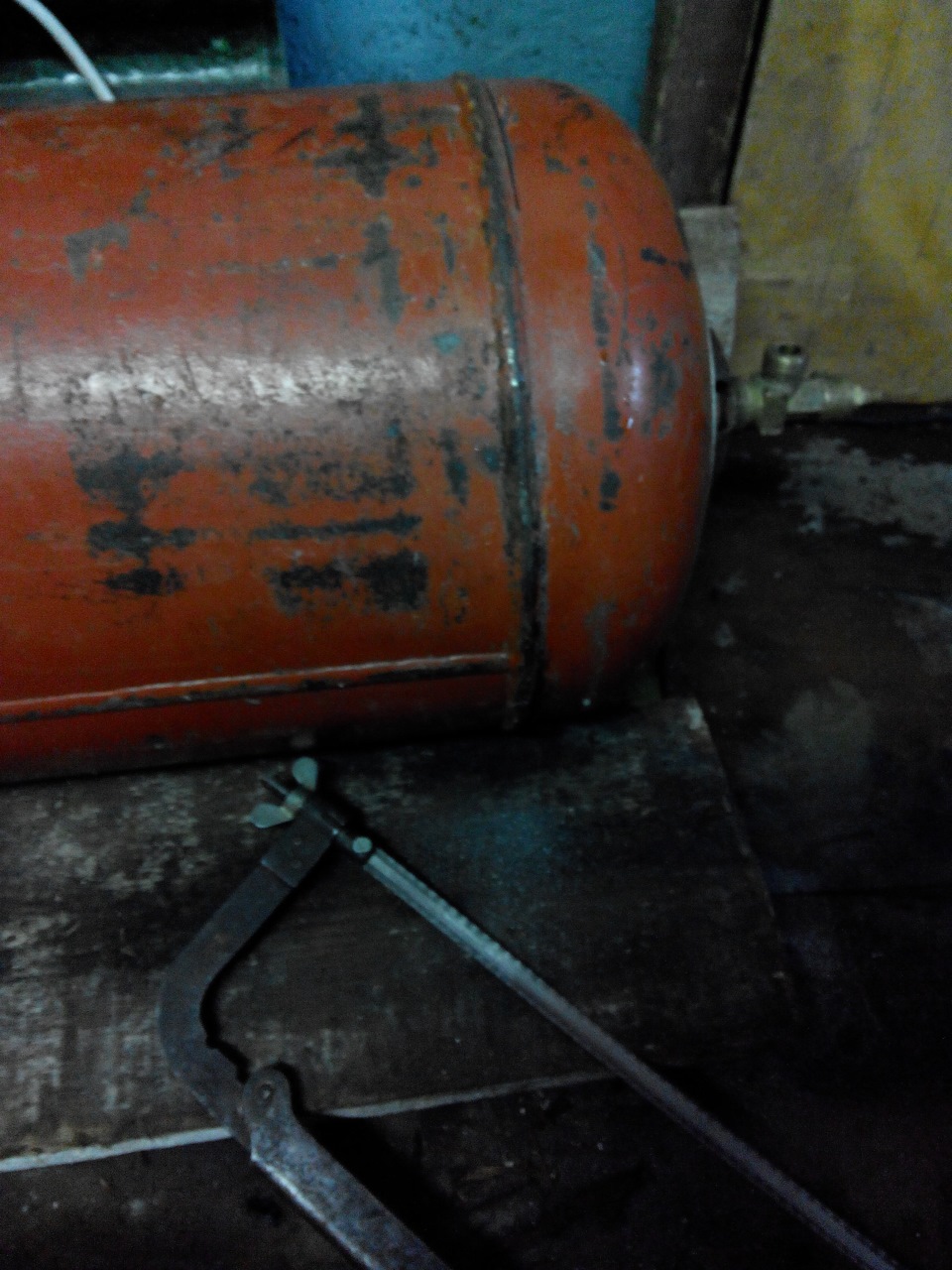 Буржуйка з газового балону 3