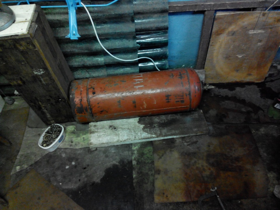Буржуйка з газового балону 2