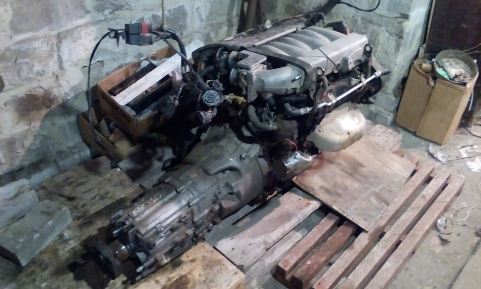 Сьогодні започатковано спарювання мотора ES9J4 3.0 V6 з 6ст МКПП БМВ! 3