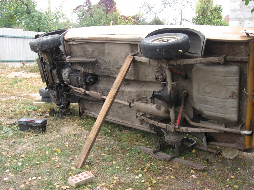 установка ВАЗ 2101 КПП 4 ст. 3