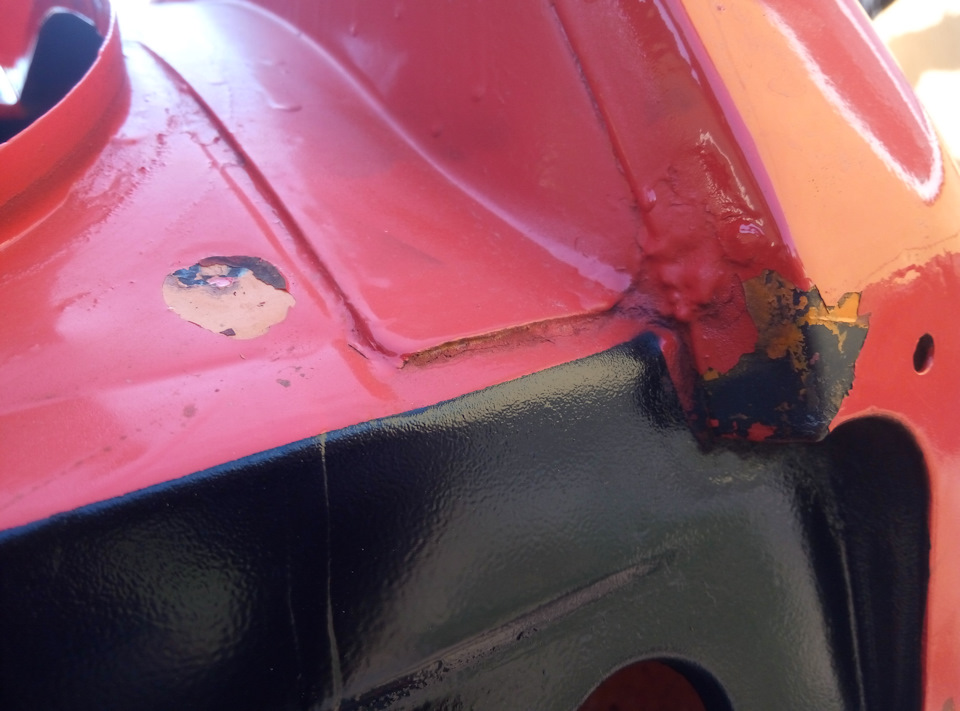 After painting. Detecting defective work. Після фарбування. Виявлення бракованої роботи. 5