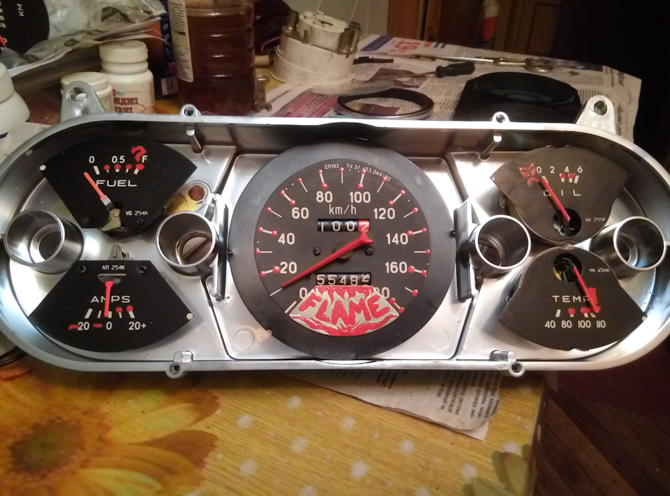 Dashboard. Панель приладів. 3
