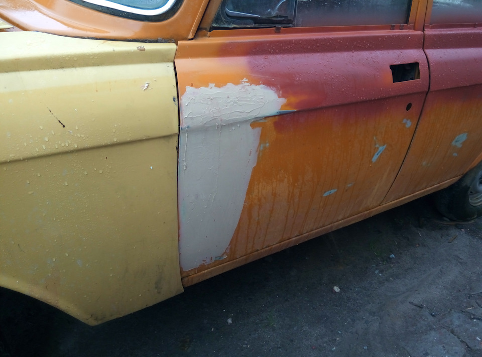 Процес кузовних робіт. The process of bodywork. 5