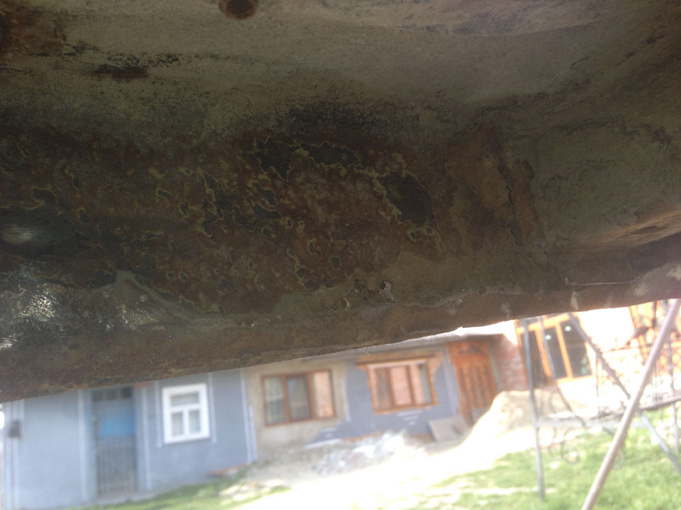 Підготовка до зварювання. Очищаємо від іржаніту. 5