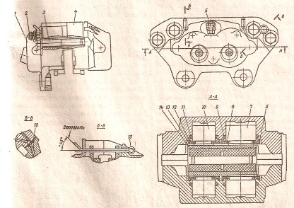 Manual. Гальмівні механізми передніх коліс. 2