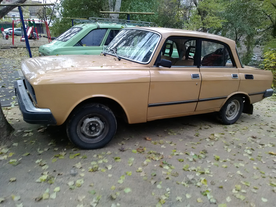 Не минуло й року - пофарбував крило. 2