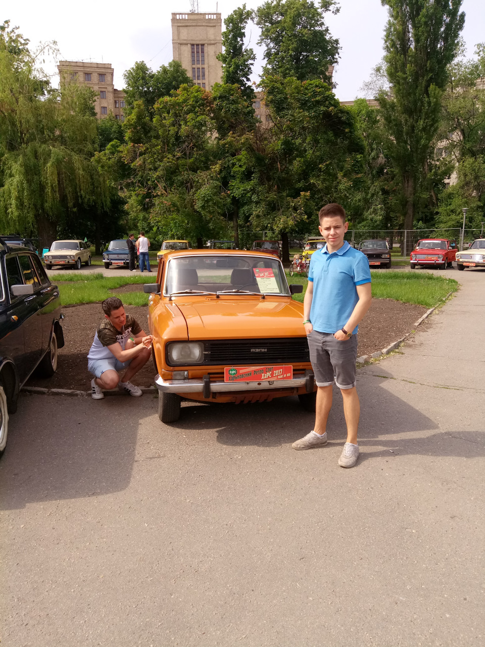 Взяли участь в авторетрозльоті ХаРС-2017 2
