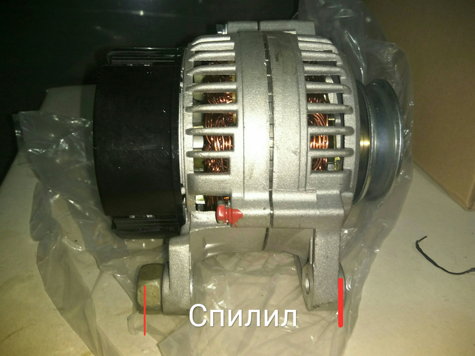Генератор ЗАЗ 1102-05/Sens 65А АТЕК на місце штатного. 5
