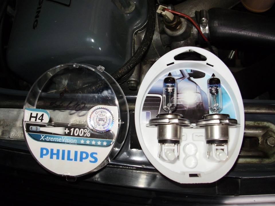 Автомобільні лампи Philips Х-treme Vision Н4 2