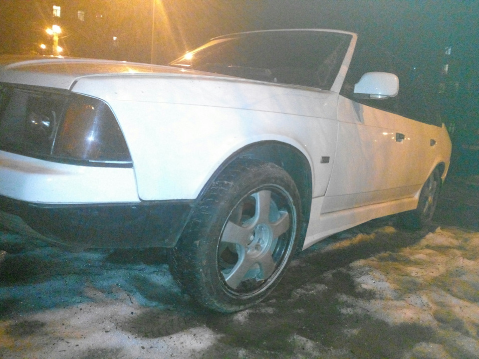 На зиму R16 7JJ ET42 185/60 run flat Влізли!:)) 4