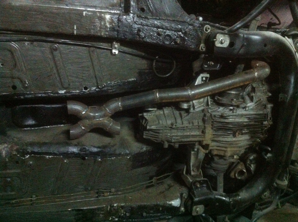 X Pipe на V6 ч.1 3