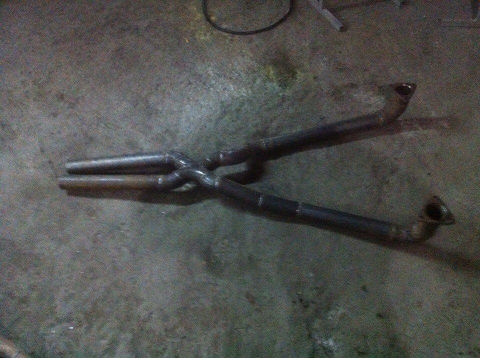 X Pipe на V6 ч.1 2