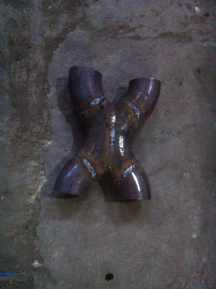 X Pipe на V6 ч.1 1