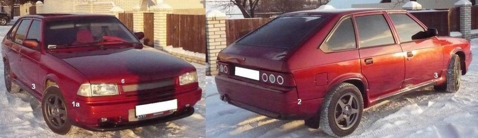 Задня оптика та решітка радіатора 1